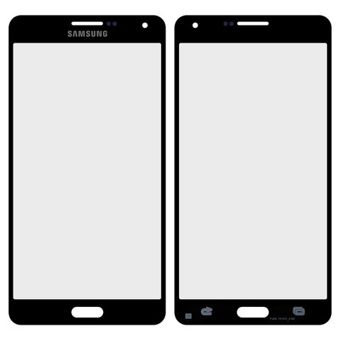 Скло корпуса для Samsung A700F Galaxy A7, A700H Galaxy A7, чорне