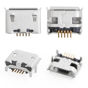 Конектор зарядки для мобільних телефонів, 5 pin, тип 8, micro USB тип B