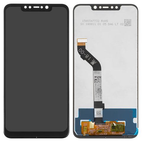 Дисплей для Xiaomi Pocophone F1, черный, Original PRC , M1805E10A