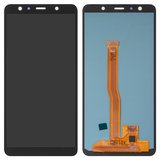 Дисплей для Samsung A750 Galaxy A7 (2018), чорний, без рамки, High Copy, (OLED)