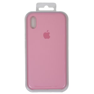 Чохол для iPhone X, iPhone XS, рожевий, Original Soft Case, силікон, light pink 06 