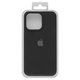 Чехол для Apple iPhone 13 Pro, черный, Original Soft Case, силикон, black (18) full side