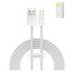 USB кабель Baseus Dynamic Series, USB тип-A, Lightning, 100 см, 2,4 А, белый, #CALD000402