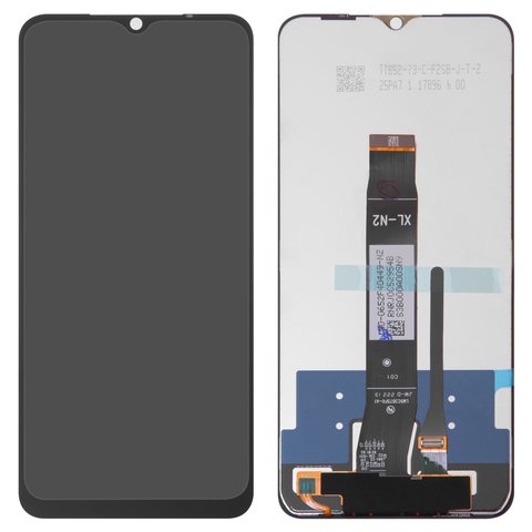 Дисплей для Xiaomi Poco C50, Poco C51, Redmi A1, Redmi A1 Plus, Redmi A2, Redmi A2 Plus, чорний, без рамки, Original PRC 