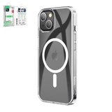 Чохол Hoco Magnetic airbag series для iPhone 14 Plus, ударостійкий, прозорий, магнітний, пластик, MagSafe, #6931474779458