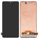 Дисплей для Samsung M526 Galaxy M52, черный, без рамки, Оригинал (переклеено стекло)