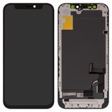 Дисплей для iPhone 12 mini, чорний, з рамкою, Copy, (TFT), ZY, LTPS FHD