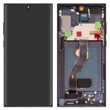 Дисплей для Samsung N975F Galaxy Note 10 Plus, черный, с рамкой, High Copy, (OLED)