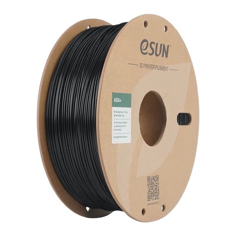 Филамент для 3D принтера eSUN ASA+ Black, 1 кг
