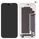 Дисплей для iPhone 17 Pro Max, чорний, з рамкою, High Copy, (OLED), GX OEM soft, 120Hz
