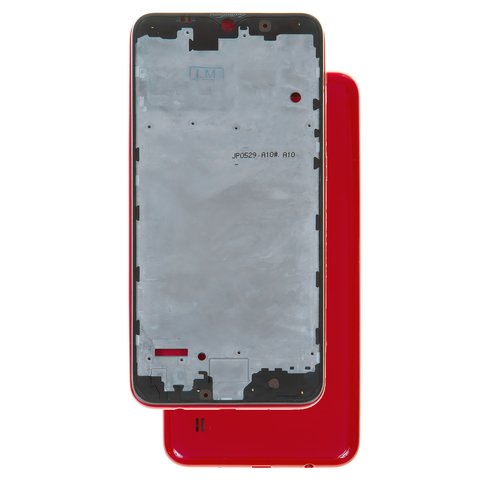 Housing compatible with Samsung A105F DS Galaxy A10, red 