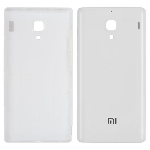 Housing Back Cover compatible with Xiaomi Red Rice 1S, white, with side button 
