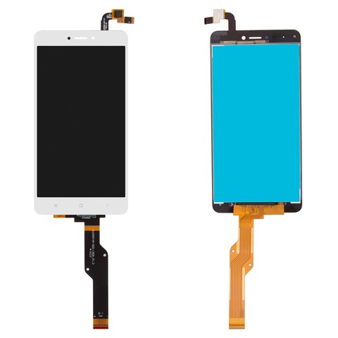 Pantalla LCD puede usarse con Xiaomi Redmi Note 4X, blanco, Original PRC , Snapdragon, BV055FHM N00 1909_R1.0