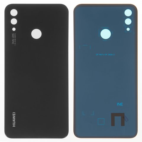 Housing Back Cover compatible with Huawei Nova 3i, P Smart Plus, black 