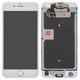 LCD compatible with Apple iPhone 6S, (white, with frame, AAA, Tianma, with speaker, with HOME button flat cable, with camera)