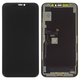 LCD compatible with iPhone 11 Pro, (black, with frame, change glass)