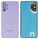 Housing Back Cover compatible with Samsung A325 Galaxy A32, (purple, with camera lens)