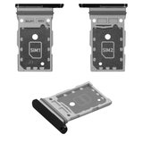 SIM Card Holder compatible with Samsung S908B Galaxy S22 Ultra 5G, (black)