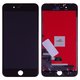 LCD compatible with Apple iPhone 8 Plus, (black, with frame, AAA, with camera and proximity sensor plastics, NCC ESR ColorX)