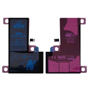 Battery Da Luxiang compatible with Apple iPhone X, Li ion, 3.81 V, 2716 mAh, original IC 
