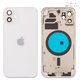 Housing compatible with iPhone 12, (white, with SIM card holders, with side buttons)