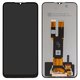 LCD compatible with Nokia C22, C32, (black, without frame, Original (PRC))
