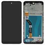 Дисплей для Motorola Moto G60, черный, с рамкой, High Copy, 1540415532/ 1540419350