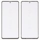 Housing Glass G+OCA PRO compatible with Samsung M515F Galaxy M51, (with OCA film, black)