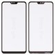 Housing Glass G+OCA PRO compatible with Xiaomi Mi 8 Lite 6.26", (with OCA film, black)