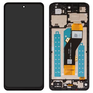 Pantalla LCD puede usarse con ZTE Blade V60 Design, Nubia V60 Design, negro, con marco, Original PRC 