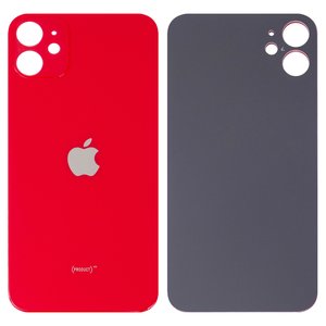 Panel trasero de carcasa puede usarse con iPhone 11, roja, no es necesario desmontar la cámara, Original PRC , big hole