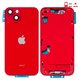 Carcasa puede usarse con iPhone 14, rojo, con botones laterales,  con sujetador de tarjeta SIM, Original (PRC), EU version