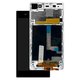 LCD compatible with Sony C6902 L39h Xperia Z1, C6903 Xperia Z1, C6906 Xperia Z1, C6943 Xperia Z1, (white, with frame, Original (PRC))