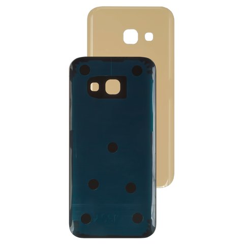 Housing Back Cover compatible with Samsung A320F Galaxy A3 2017 , A320Y Galaxy A3 2017 , golden 