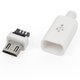 Micro-USB Connector, (5 pin, sectional , "male", white)