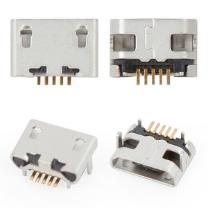 Charge Connector compatible with Asus MeMO Pad HD7 Dual SIM  ME175KG K00S ; Acer Iconia Tab A3 A20; Lenovo IdeaTab A2109, TAB 2 A10 70F, Tab 2 A7 30; Explay A500, 5 pin, micro USB type B 