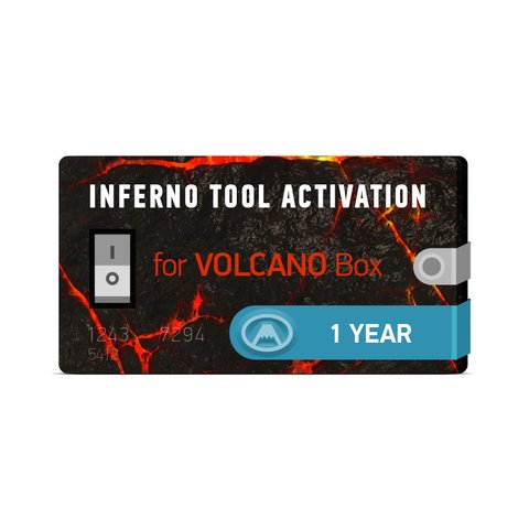 Inferno Tool 1 Year Activation for Volcano Box