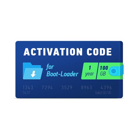 Boot Loader 2.0 Activation Code 1 year, 100 GB 