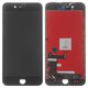 LCD compatible with Apple iPhone 7 Plus, (black, with frame, AAA, with camera and proximity sensor plastics, NCC ESR ColorX)