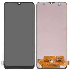 LCD compatible with Samsung A705 Galaxy A70, black, with light adjustable, Best copy, without frame, Copy, TFT  