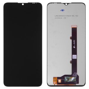 Дисплей для ZTE Blade A51 2021 , Blade A71 A7030, черный, без рамки, Original PRC , #TXDI650EBAPU 46 SKI651 B69 V0.1