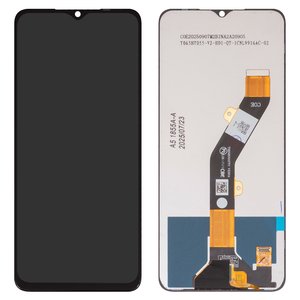 LCD compatible with ZTE Blade A34, Blade A54, black, without frame, original change glass 