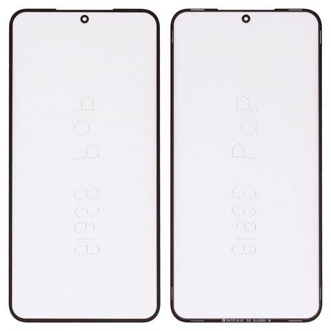 Housing Glass G+OCA PRO compatible with Samsung S911 Galaxy S23, with OCA film, black 