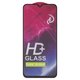 Tempered Glass Screen Protector All Spares compatible with Samsung A405 Galaxy A40, (Full Glue, compatible with case, black)