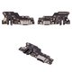 Flat Cable compatible with Realme 7i, C17, (headphone connector, charge connector, with microphone, Copy, charging board)