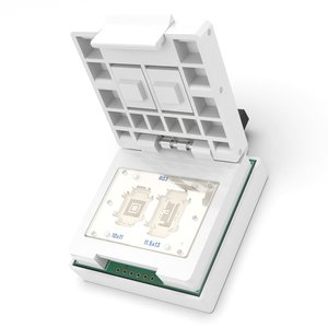2025 Upgraded Version 2 in 1 eMMC eMCP Socket 169 FBGA,153 FBGA,162 FBGA,186 FBGA  Test Socket Adapter for UFI Box