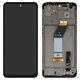 LCD compatible with Xiaomi Redmi 10 (2021), (black, with frame, High Copy)