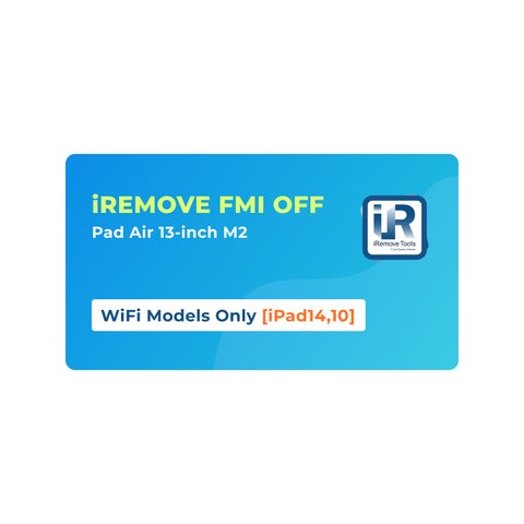 iRemove FMI OFF iPad Air 13 inch M2 WiFi Only [iPad14,10]