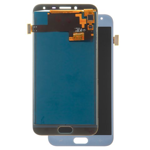 Pantalla LCD puede usarse con Samsung J400 Galaxy J4 2018 , azul claro, con ajuste de brillo, sin marco, Copy, TFT , lavenda