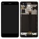 Pantalla LCD puede usarse con Xiaomi Mi 4, negro, con marco, Original (PRC)